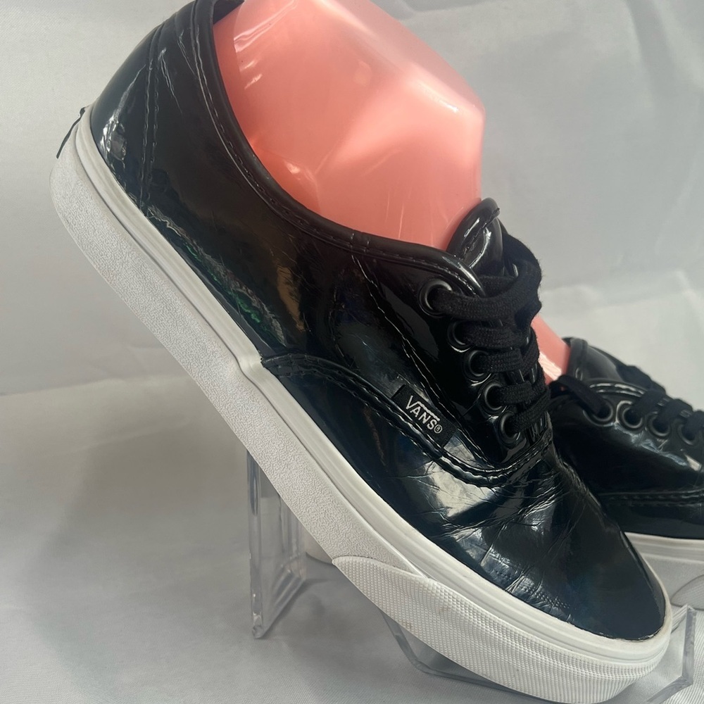 Vans Black Patent Leather Sneakers - Picture 7 of 7